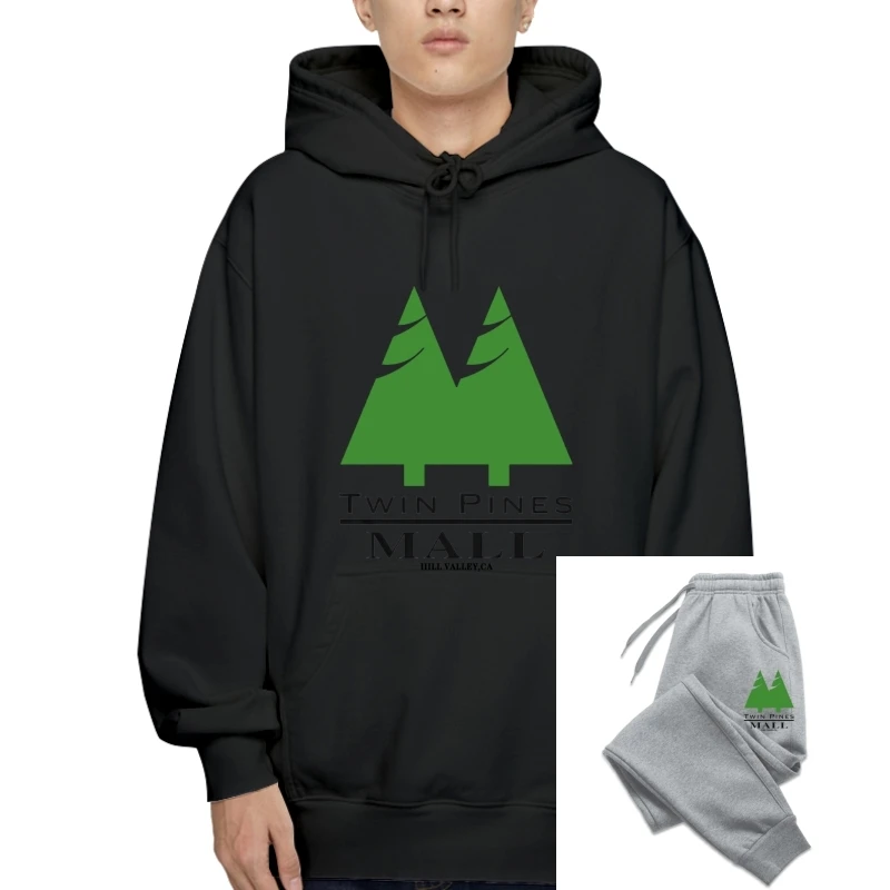 

Twin Pines Mall Back To The Future Unisex T-Sweatshirt Hoodies All Winters Colours Cotton Plus Winter Hoody Outerwear
