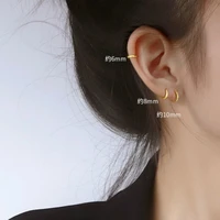 fashion small earrings sen series hoop earrings womens round simple clip type ear bone ring jewelry