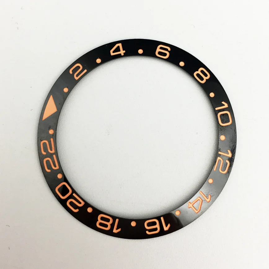 Watch Parts 38mm Watch Bezel Insert Scale Ring Ceramic Ring Coke Aluminum Ring GMT Ring Mouth 38mm Outer Diameter enlarge