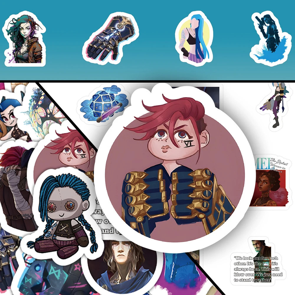 10/30/52 шт. Крутые мультяшные тайные наклейки Аниме Игровые DIY Канцелярские