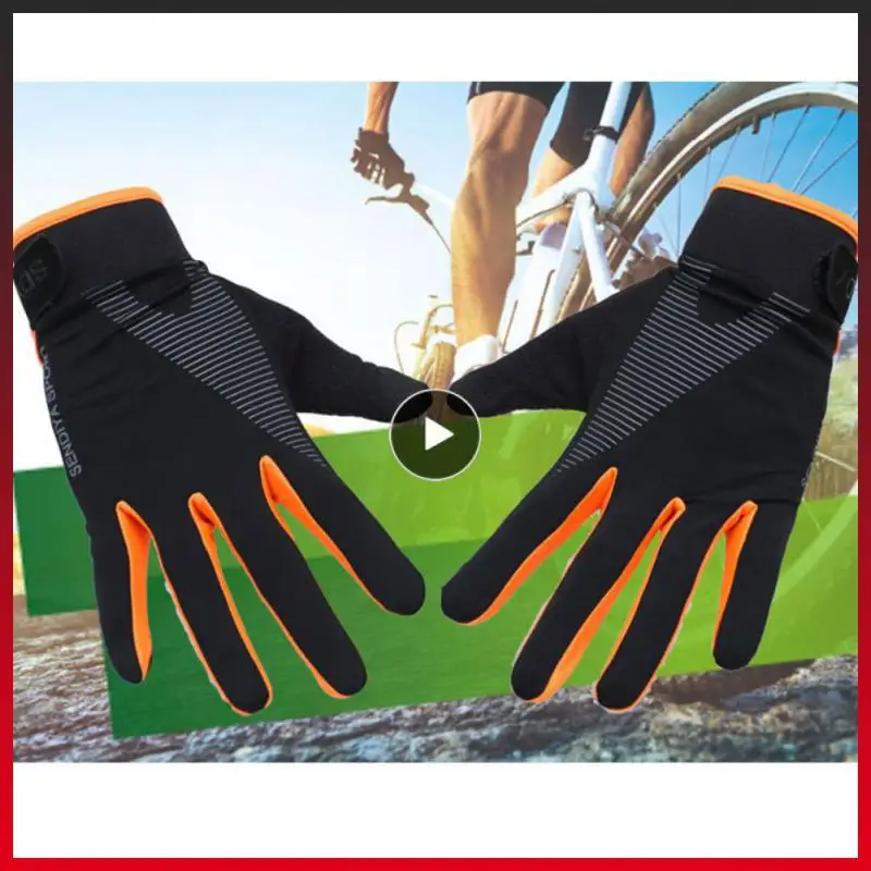 

Wear-resistant Half-finger Gloves Shockproof Full Finger Gloves Warmth Breathable Cycling Gloves Sports Gloves Elastic Wristband