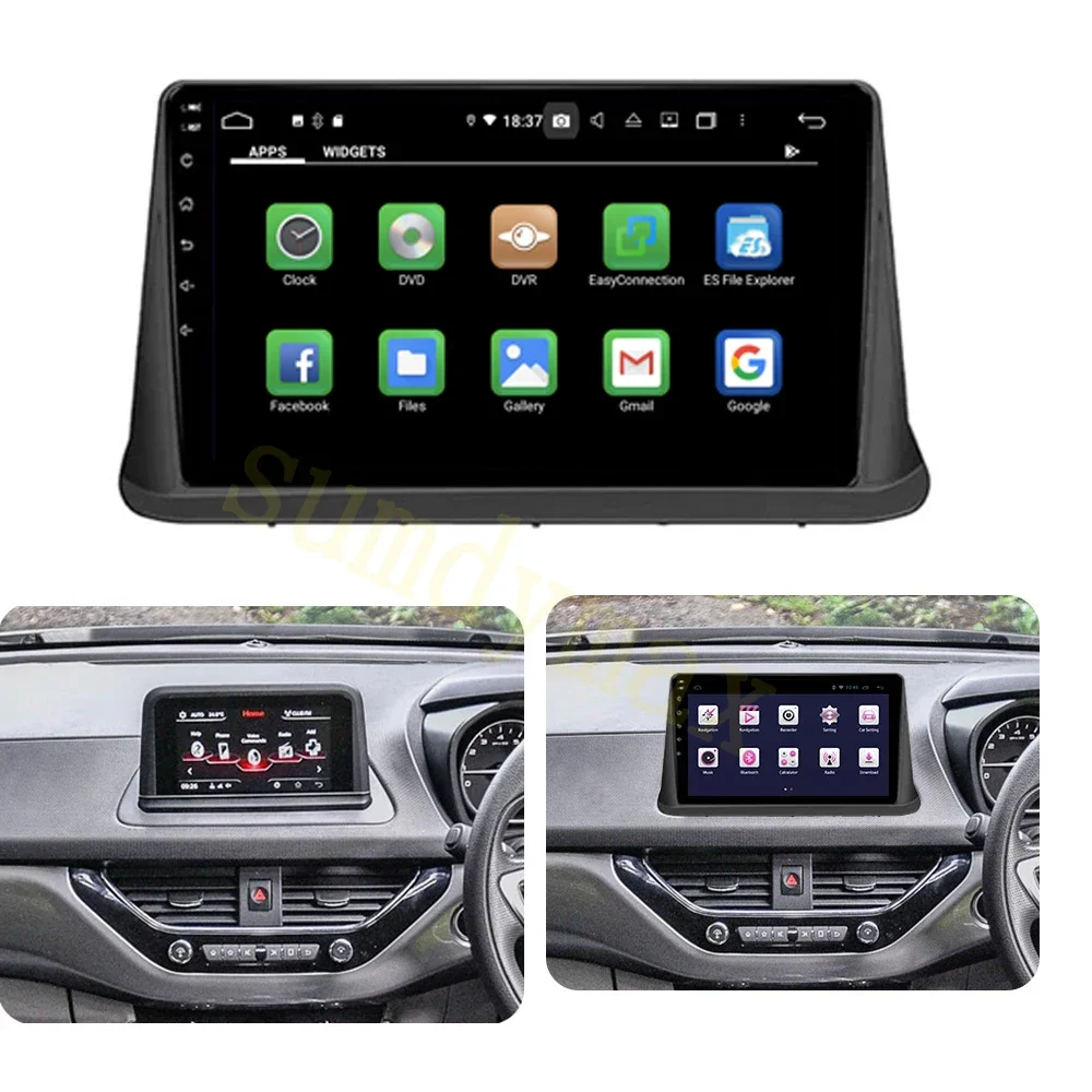 Автомобильный радиоприемник 2Din для Toyota Tata Nexon 2017-2020 GPS DVD стерео панель монтаж на
