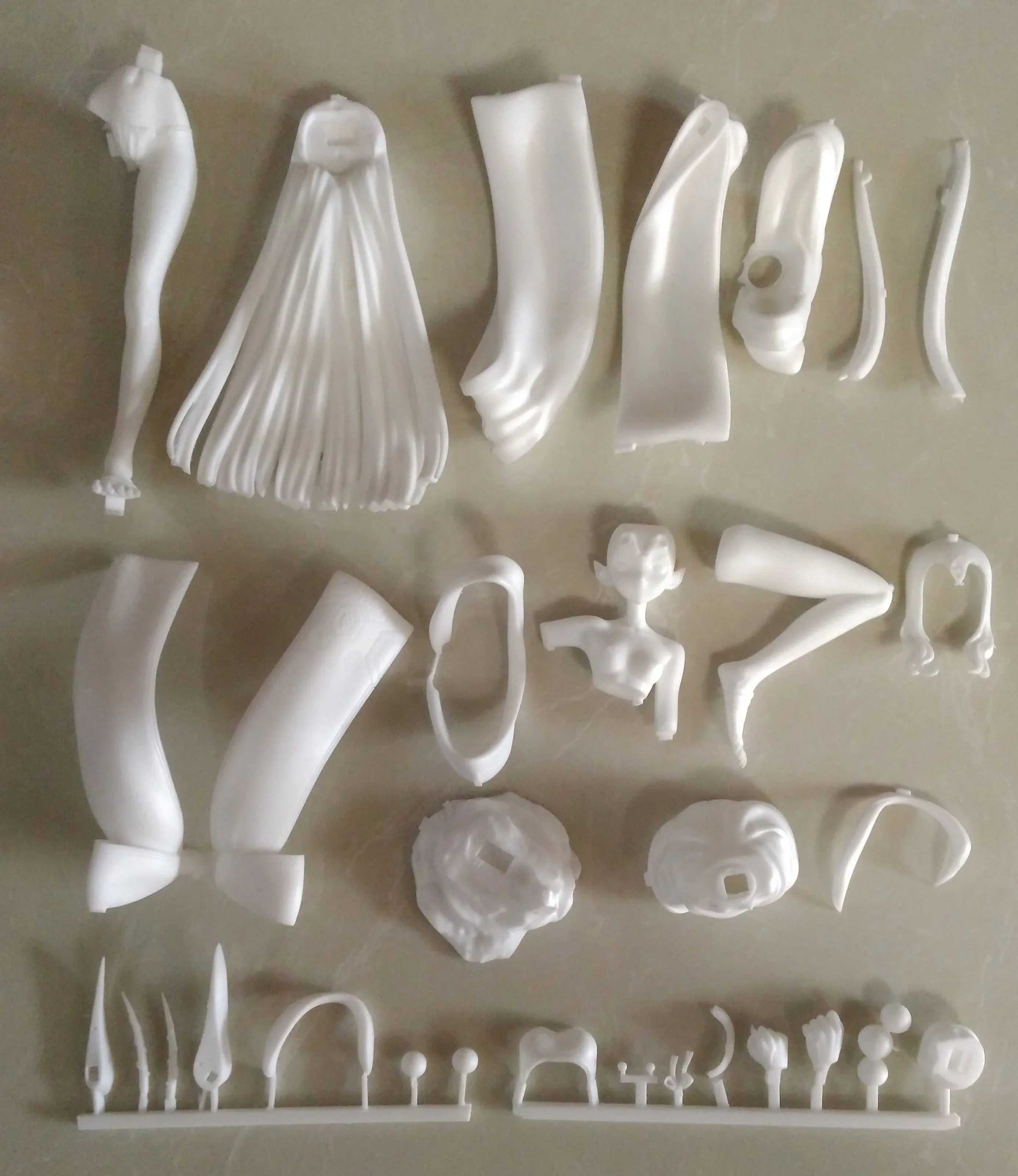 Аниме Fate/Grand Order Ibaraki-douji фигурки каваи смола GK DIY инструкция белая сборка модель