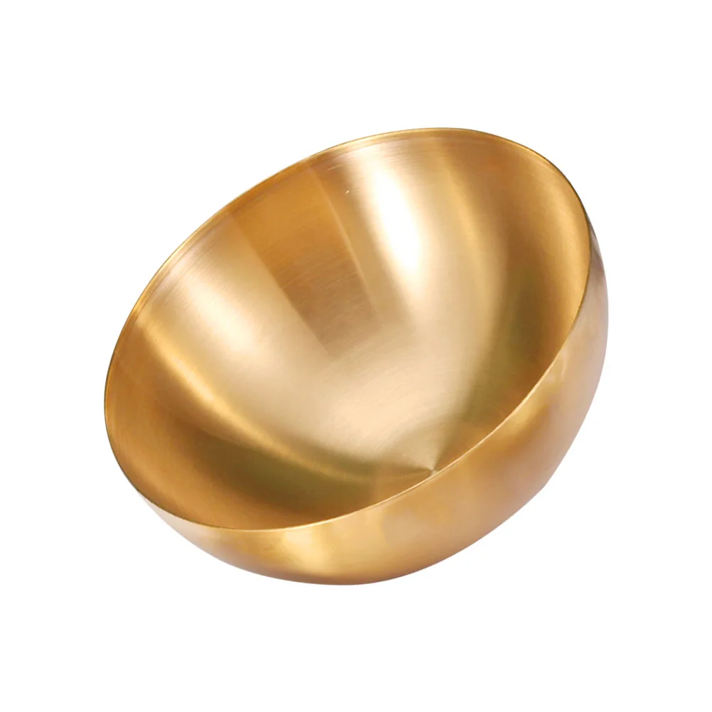 

Bowl Bowls Metal Steel Stainless Mixing Serving Soup Saladinsulated Rice Cream Ice Ramen Dish Nesting Snack Noodle Pasta Fruit