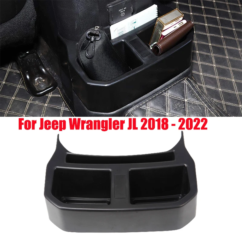 

Автомобильный держатель для чашки воды на заднее сиденье, контейнер для хранения, внутренние аксессуары для Jeep Wrangler JL 2018 2019 2020 2021 2022, держатели для напитков