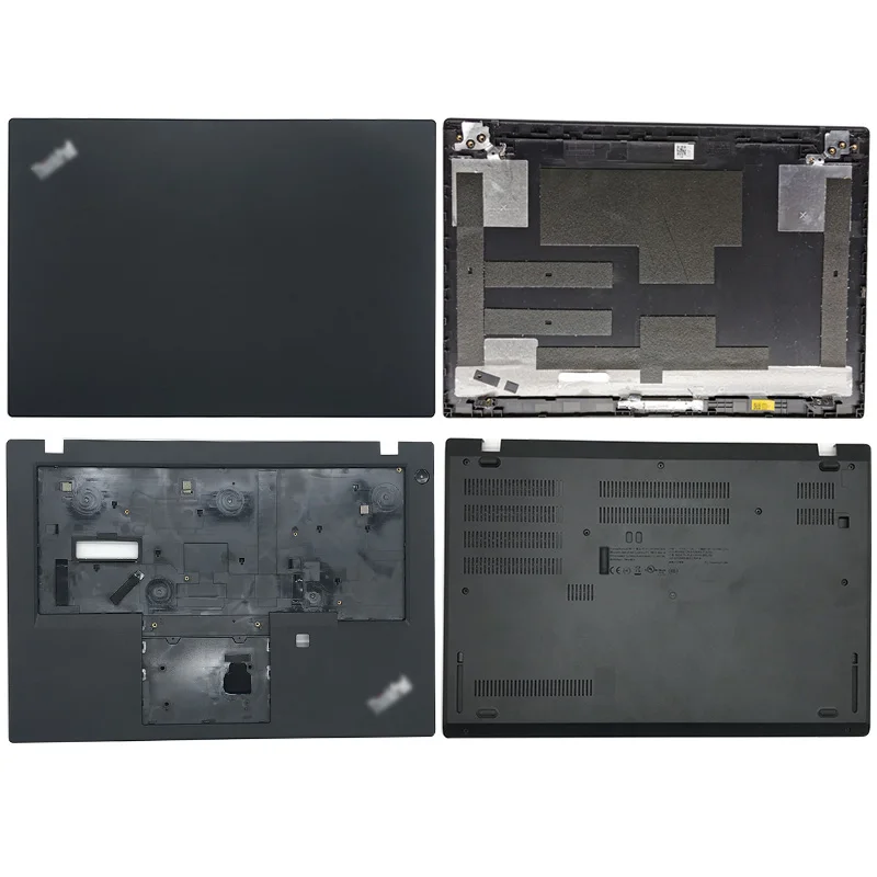 

Новая задняя крышка для ноутбука/Упор для рук/Нижняя крышка для Lenovo ThinkPad L490, Черная
