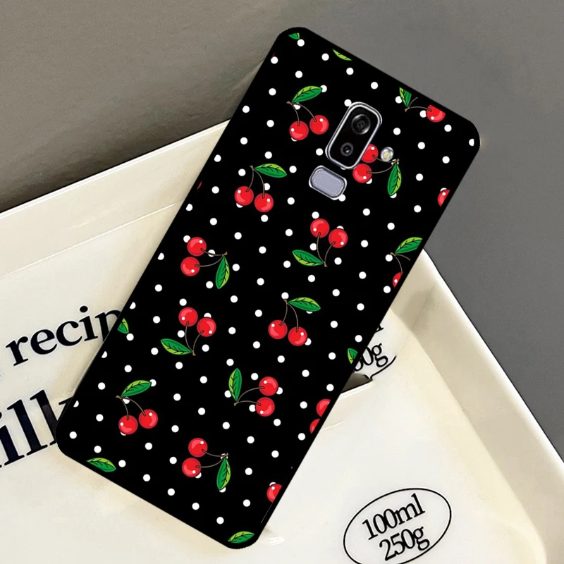 Food Fruit Red Cherry Case For Samsung Galaxy J7 J1 J5 J3 2016 A3 A5 2017 A6 A7 A8 A9 J4 J6 Plus J8 2018 Cover images - 6