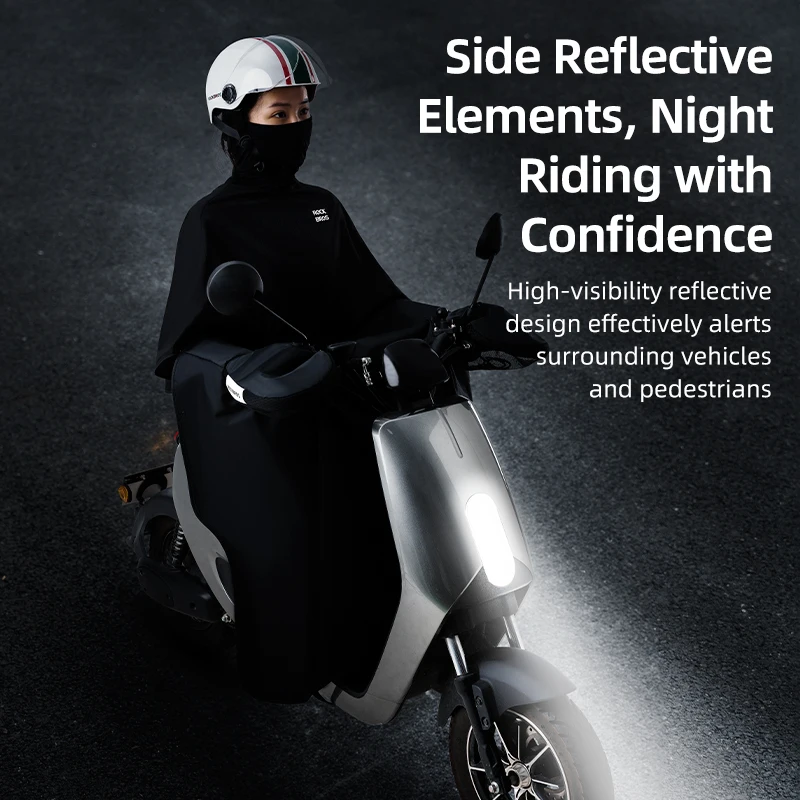 ROCKBROS 2-в-1 летнее электромобильное пончо с защитой от солнца уличный