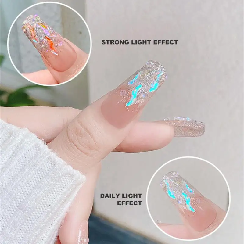 

Crystal Nail Art Decorations Aurora Irregular Pixie Stone Jewelry 3D Shiny Rhinestones Nails Accessories Rhinestones Decorations