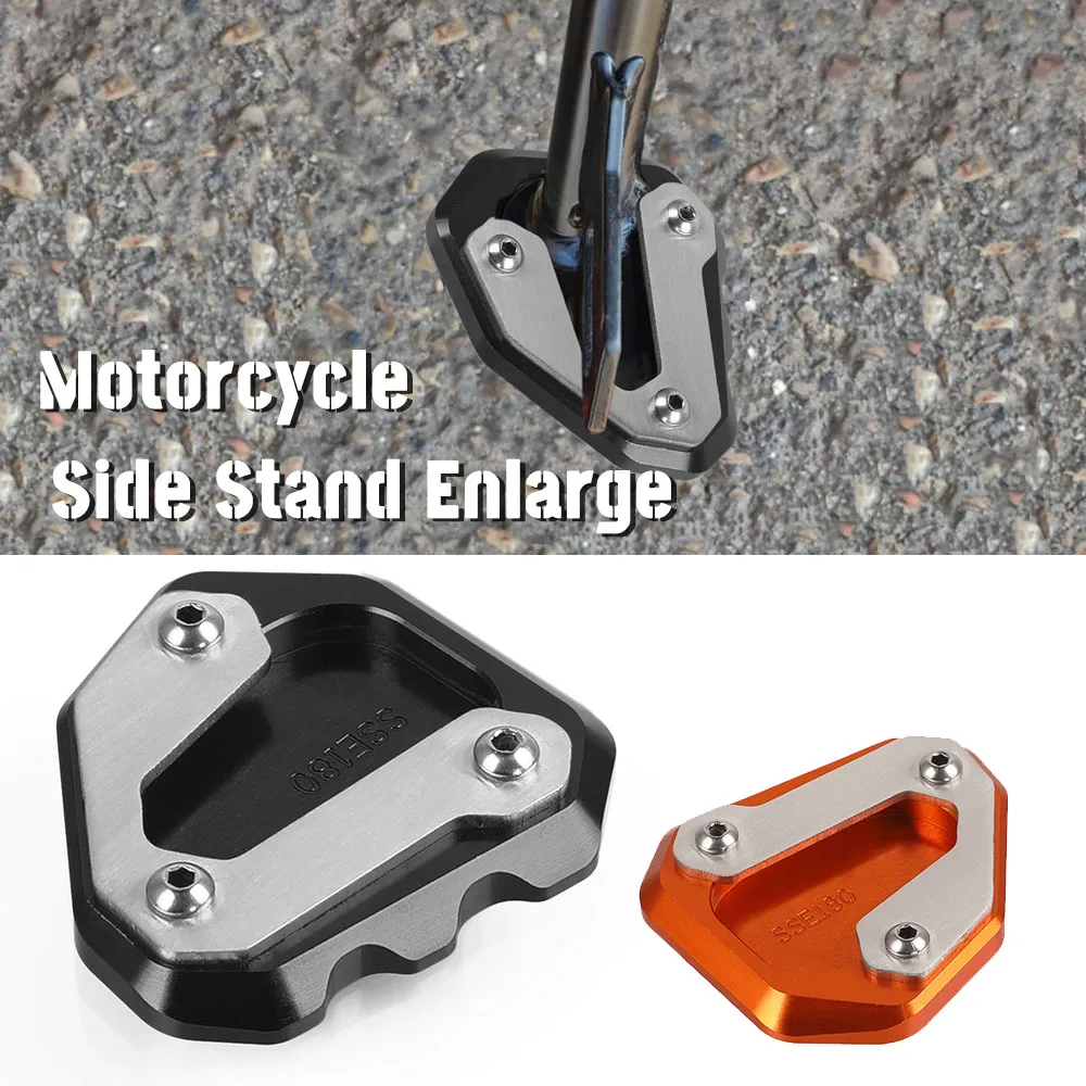 

Motorcycle For 1290 Super Duke GT 2013 2014 2015 2016 2017 Foot Side Stand Pad Kickstand Enlarger Support Plate Accessories