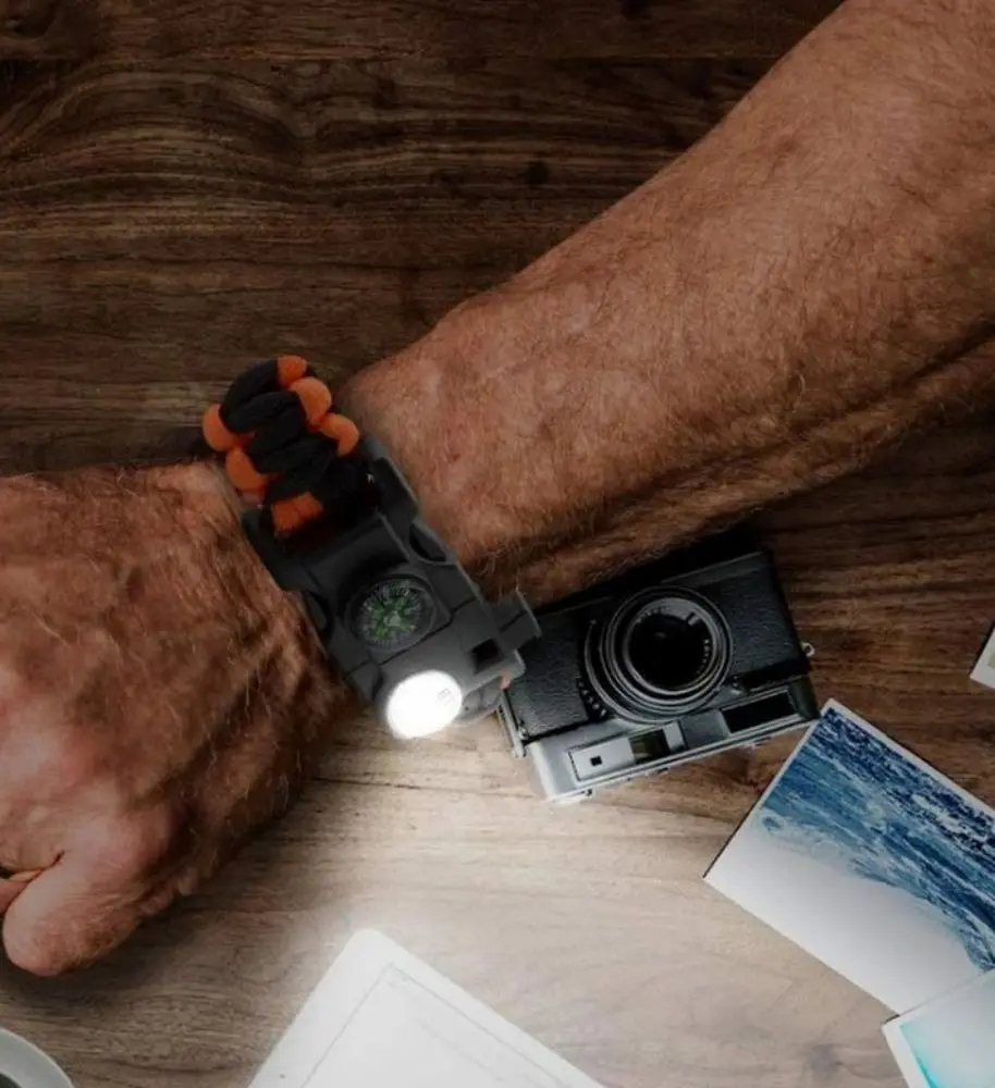 

Survival Bracelet-SOS Led Multi-Function Survival Wristband
