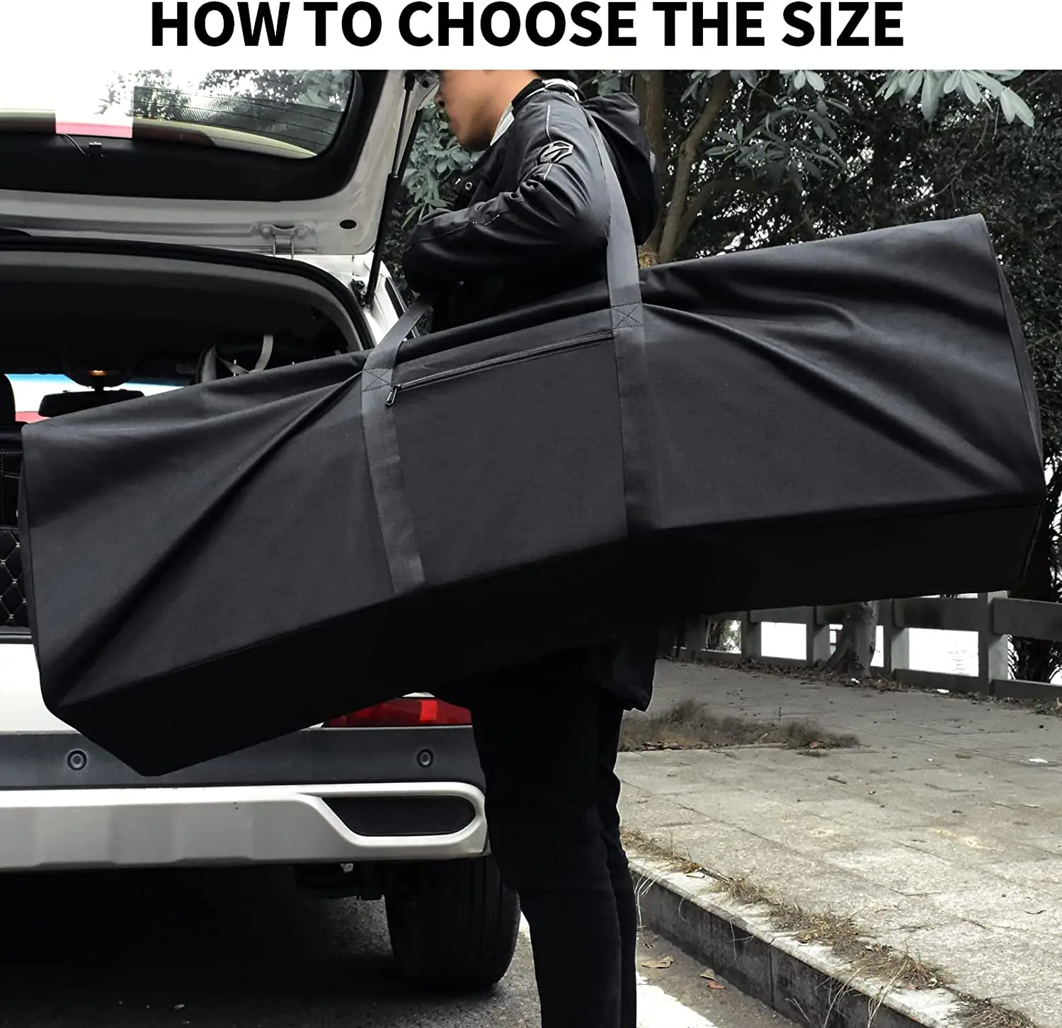 iFARADAY 46/48 Inch Unisex Canvas Duffel Bag 150L Extra  Large Sport Equipment Carry on Luggage for Traveling Sport and Camping