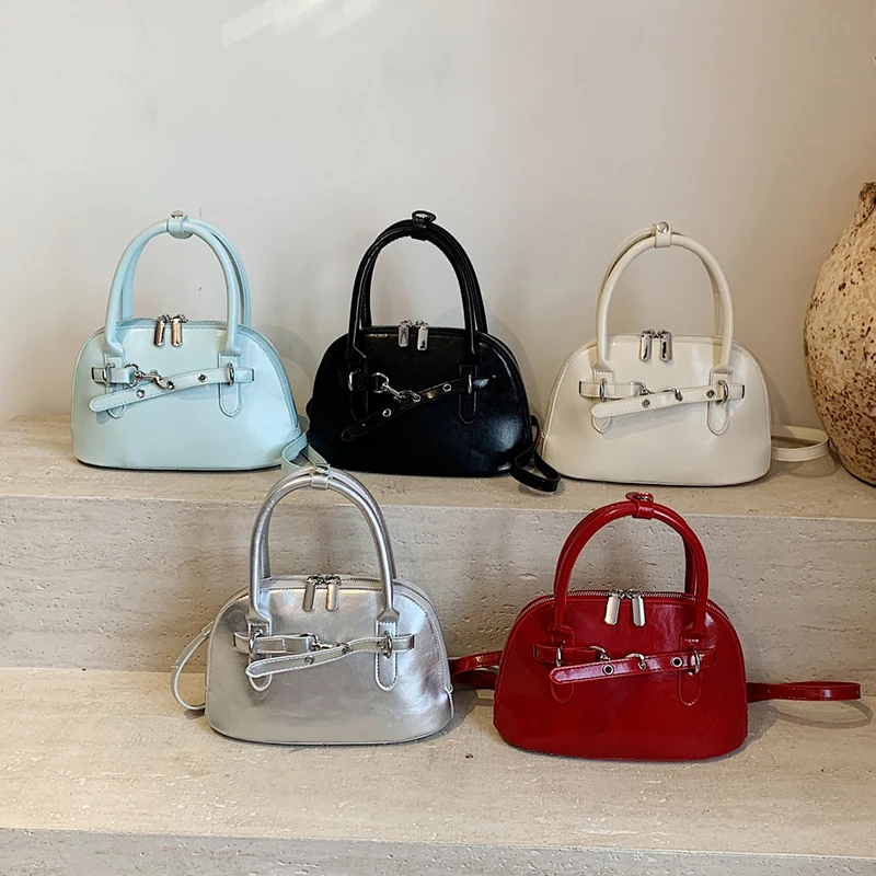 Лучший бренд женская сумка-ракушка классическая bolsa feminina серебристая черная
