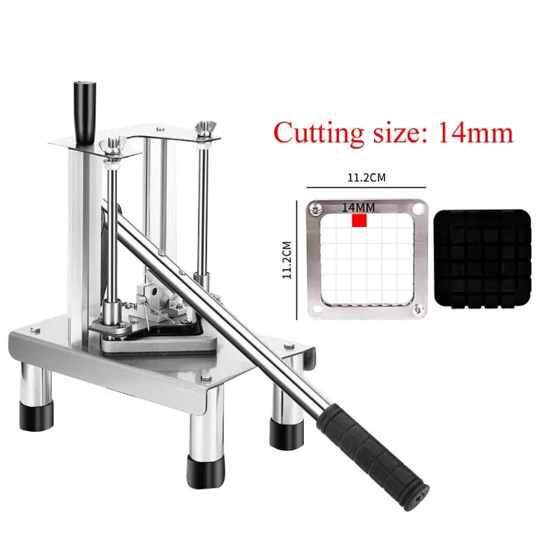 

PBOBP Manual Vegetable Dicing Machine Commercial Carrot Potato Onion Granul Slicer Dicing Machine