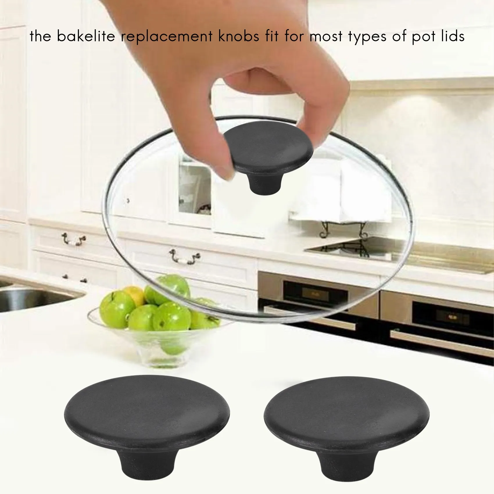 4 комплекта ручка для духовки бакелитовая сменная крышки кастрюли Aldi домашняя