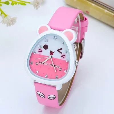 

Girls Watches Kids Quartz Analog Leather Wristwatches Cartoon Children Watch Birthday Gifts for Boys Clock Kol Saat