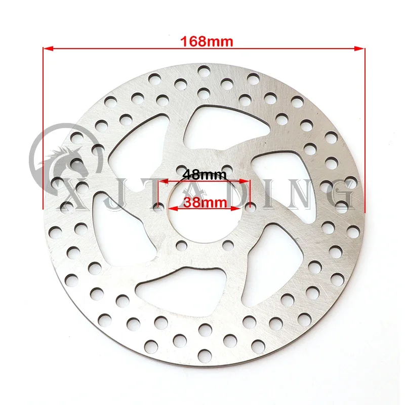 

Стальной Тормозной Диск 168 Мм С 6 Отверстиями Для Электроскутера Harley Citycoco - Совместим С Передними И Задними Тормозным...