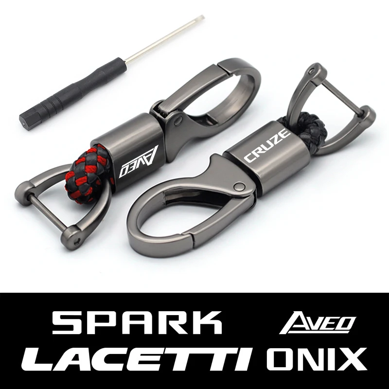 

Цепочка для ключей автомобиля, люксовая плетеная металлическая цепь для ключей ручной работы, для Chevrolet BOLT, кавалер, Колорадо, Cruze, Lacetti, Onix, ...