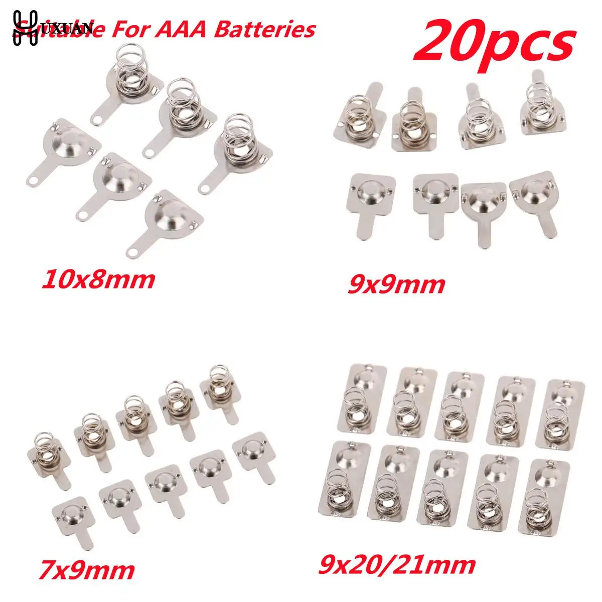 

Пружинные контактные пластины HUXUAN для батареек AAA