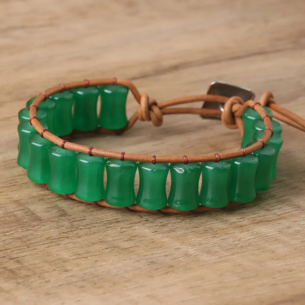 Новые этнические разноцветные кожаные браслеты тибетские цыганские бамбуковые