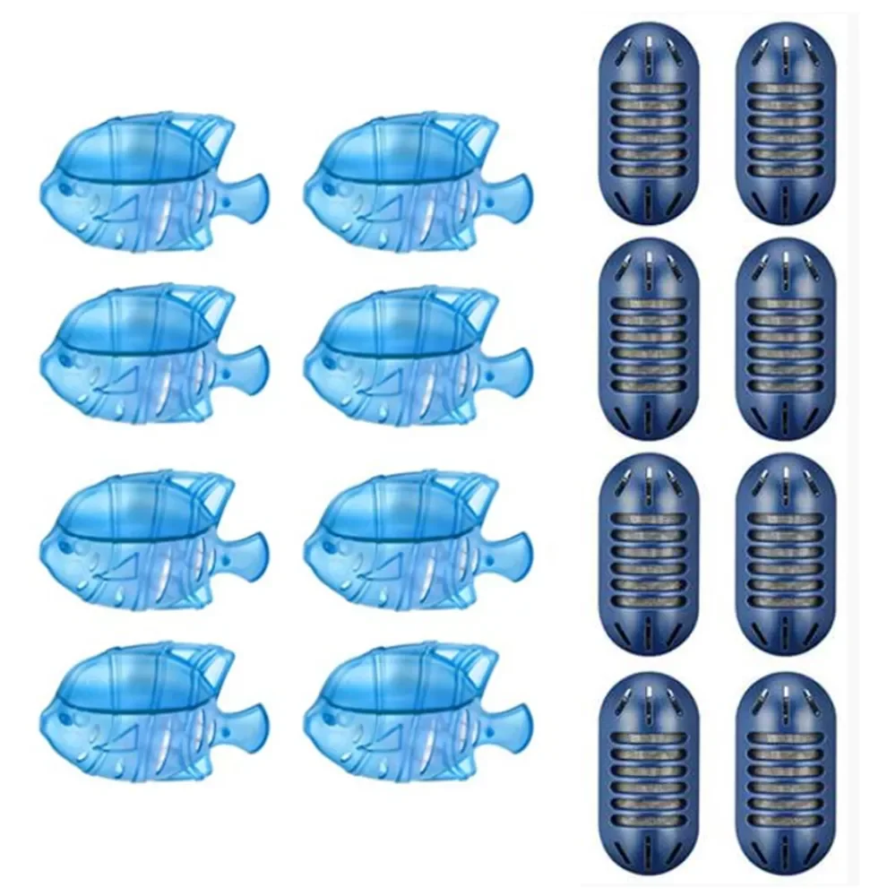 

16 Pcs Humidifier Cleaner,Demineralization Cartridge&Universal Humidifier Cleaner Fish,for HoMedics Warm&Cool Humidifier