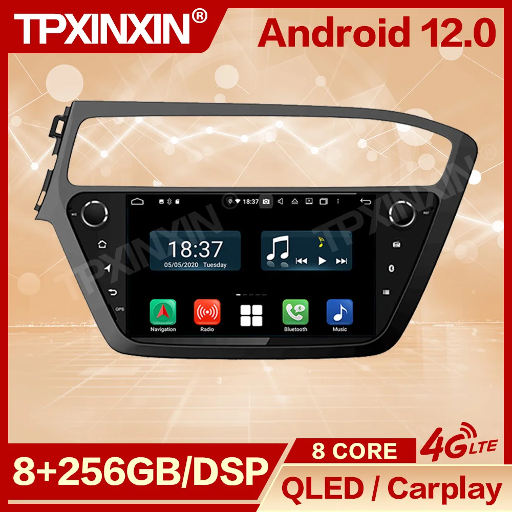 

Автомобильный мультимедийный плеер 2 Din Android GPS стерео приемник для Hyundai I20 2018 радио Coche с Bluetooth Carplay головное устройство