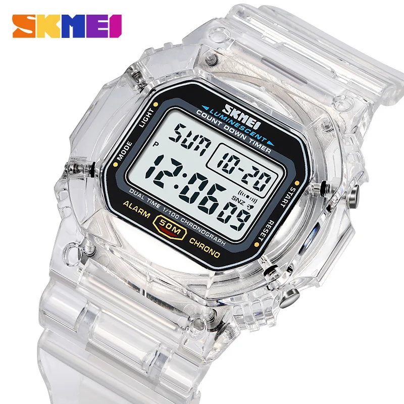 

SKMEI 1999 Sport Color Count Stopwatch Digital Men Women Watches Waterproof Electronic Watch Male Girl Clock 1622 Reloj mujer