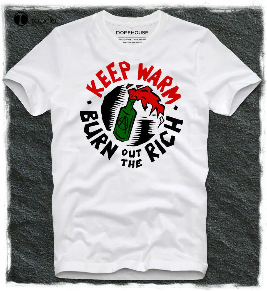 

New T-Shirt Blockupy Anti Captialism Anti Capitalism Wall Street Punk Antifa Demo Tee Shirt Unisex