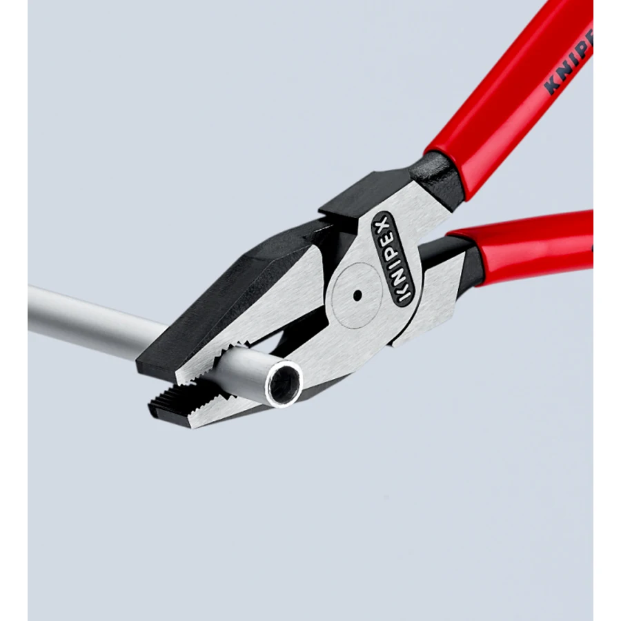 Экономящие силы плоскогубцы KNIPEX с высоким рычагом комбинированные полированная
