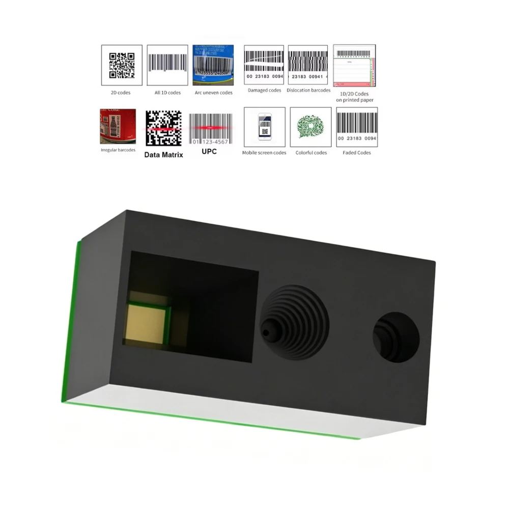 Фото Модуль сканера штрих-кодов 1D/2D, TTL/UART USB-KBW USB-POS VCP – Модуль считывания QR-кодов с автоматической регулировкой расстояния для интеграции в POS-системы №1