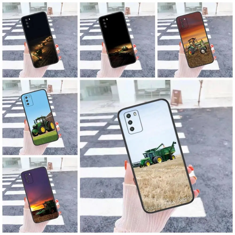 Мягкие чехлы для телефона в винтажном стиле с трактором и фермой Xioami Redmi Note 10 Pro 5G 9