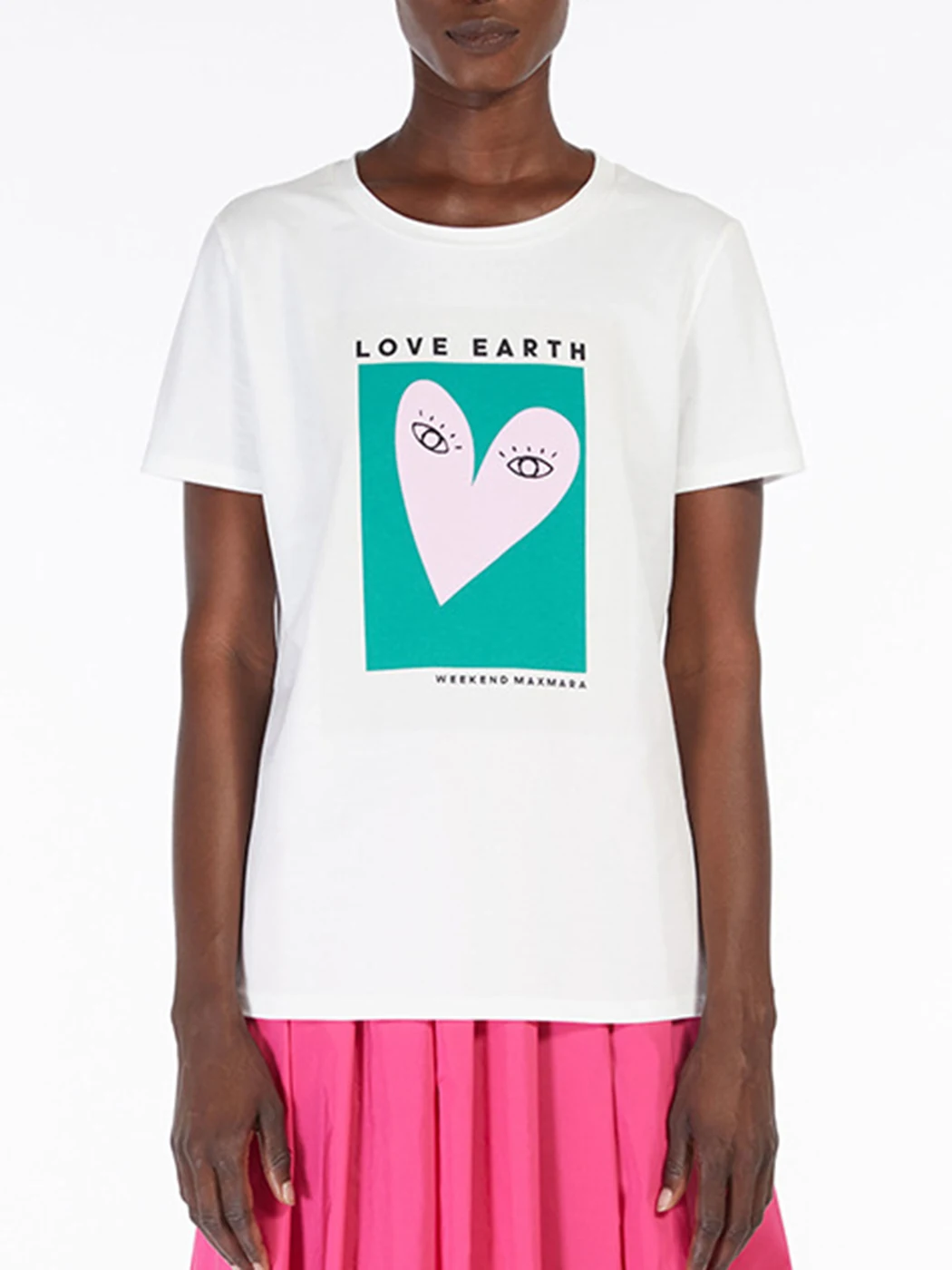 

Jyate Art Love Eyes Print Women's T Shirt Casual Tops Female Cotton O Neck Short Sleeve T-shirts 2022 Summer Fashion Streetwear