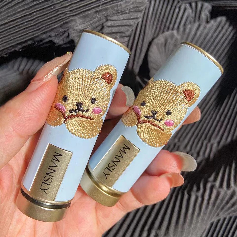 

Sweet Milk Bear Velvet Matte Embroidery Lipstick Smooth Long Lasting Easy to Wear Waterproof Moisturizing Lip Makeup Cosmetics