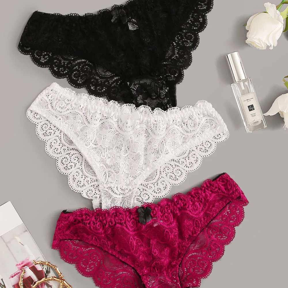 Сексуальные женские трусики Aundies ажурное нижнее белье для дам трусы комплекты
