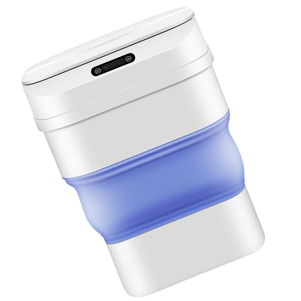 

Мусорная корзина с умным датчиком, автоматический индукционный голубой мусорный бак, 1 шт.