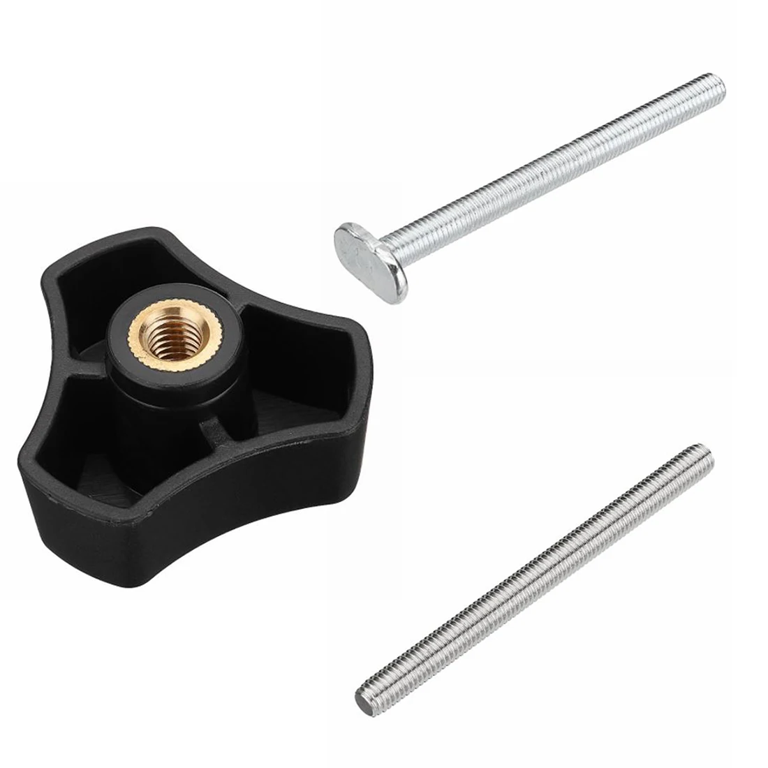 

M8 Quick Acting Hold Down Clamp Handle T-Nut Self-locking Set For T-Slot T-Track Woodworking Tools Accessories