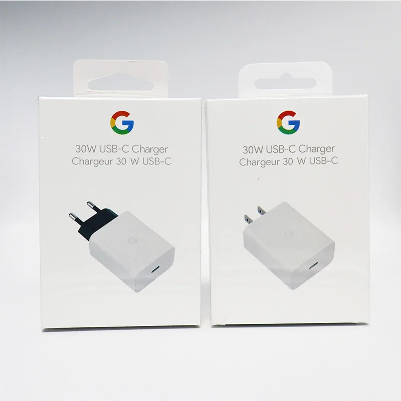 

For Google 30W Fast Charger EU/US Quick Charging Travel Adapter Usb C To Type C Cable For Google Pixel 7 6 5 Pro 6A 5A 4A 3 2 XL