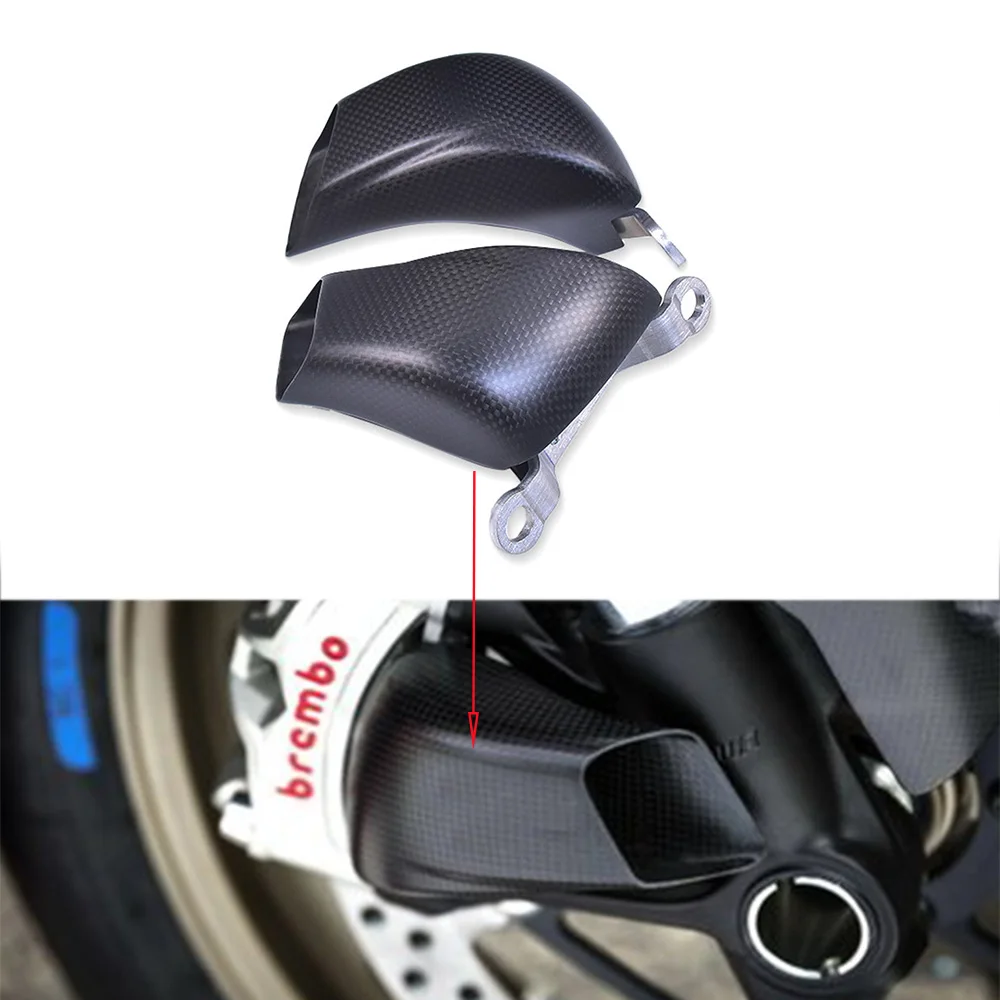 3K углеродное волокно передний тормозной воздуховод суппорт крышка радиатора