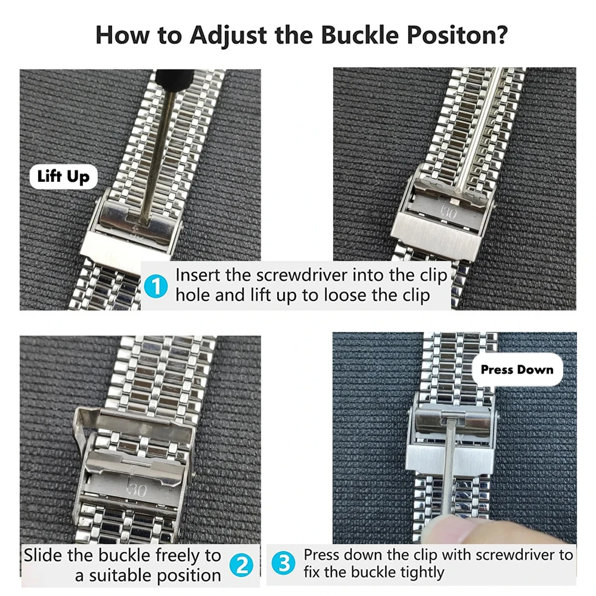 Браслет из нержавеющей стали для смарт-часов Huawei Watch Fit 3