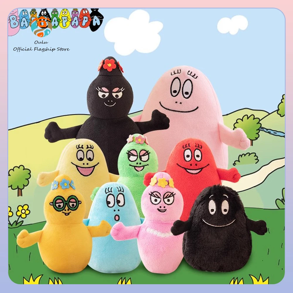 Barbapapa плюшевая игрушка классические персонажи фигурку Kawaii креативная кукла