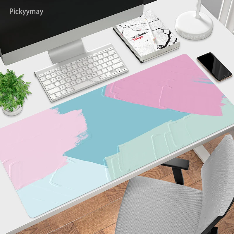 

Large Colorful Mousepad Gamer Cute Kawaii XXL Gaming Mouse Pad Rubber Carpet Locking Edge Big Office Laptop Notebook Desk Mat