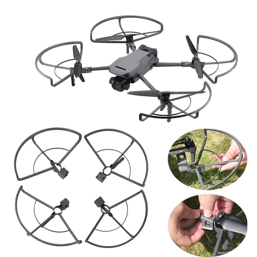

Protective Cage Cover for DJI Mavic 3 Propeller Guard Drone Protector Quick Release Install with Landing Gear Accessory