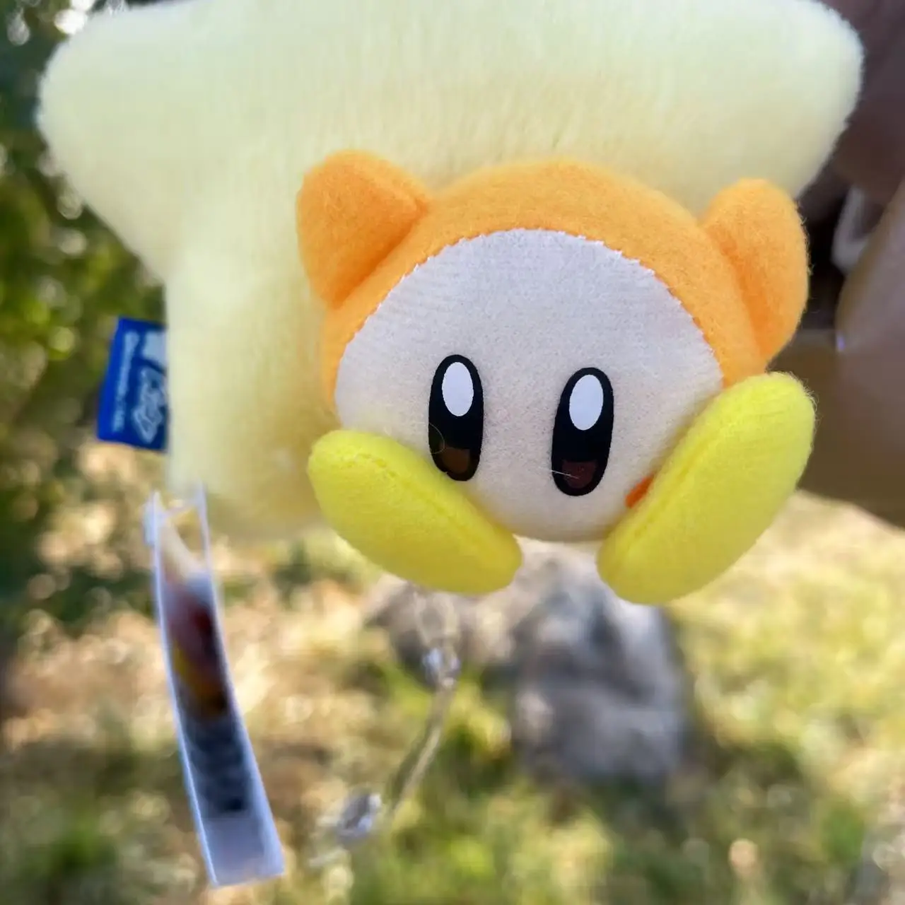Фото Плюшевые брелоки с Кирби 12 см, аниме-персонаж Кирби с розовыми кроличьими ушками, маленький кулон Кирби, отличный подарок на Рождество и день рождения для детей №4