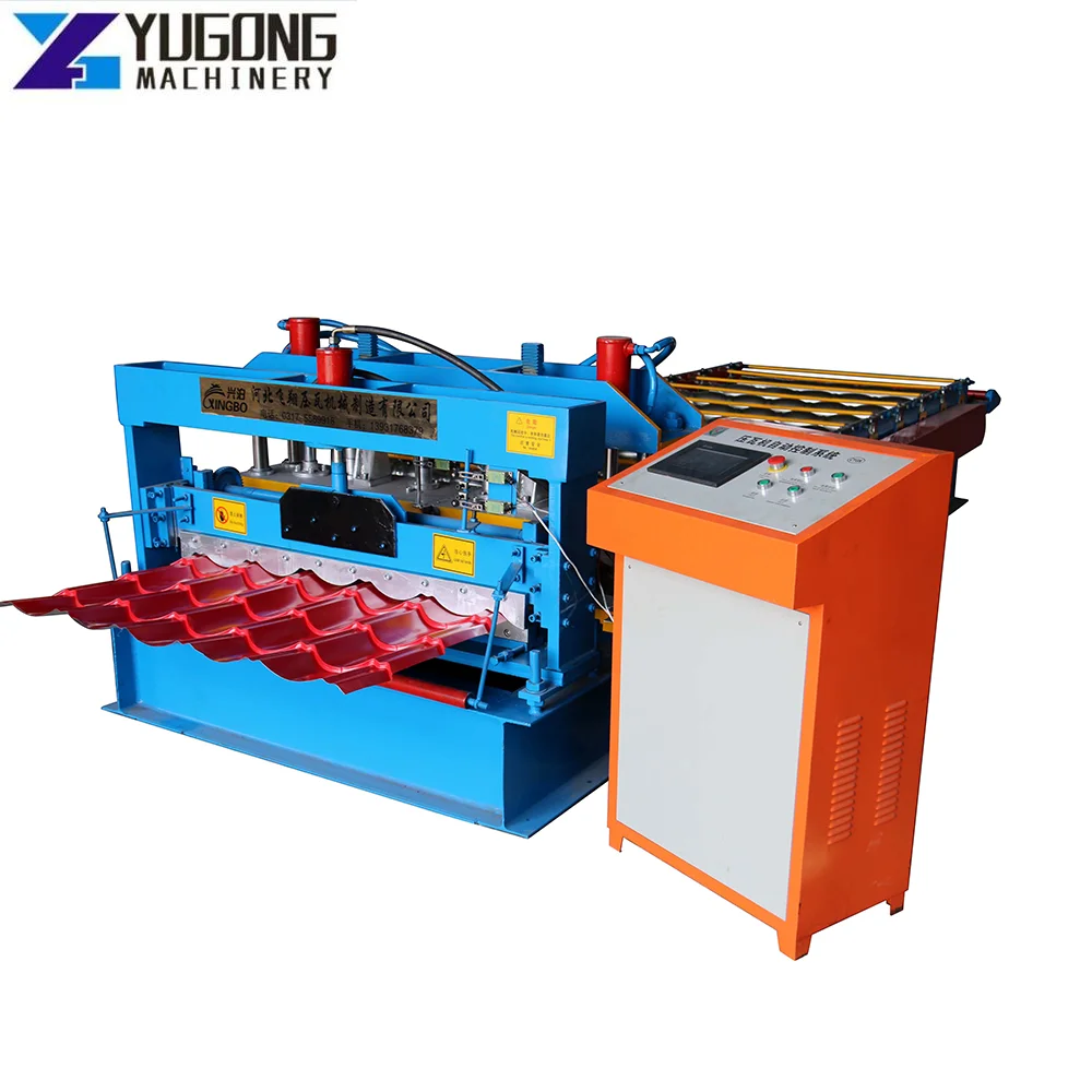 

New Glazed Tile Steel Roofing Sheet Cold Roll Forming Making Machine Forming Machine Production Line Profile Making Machine
