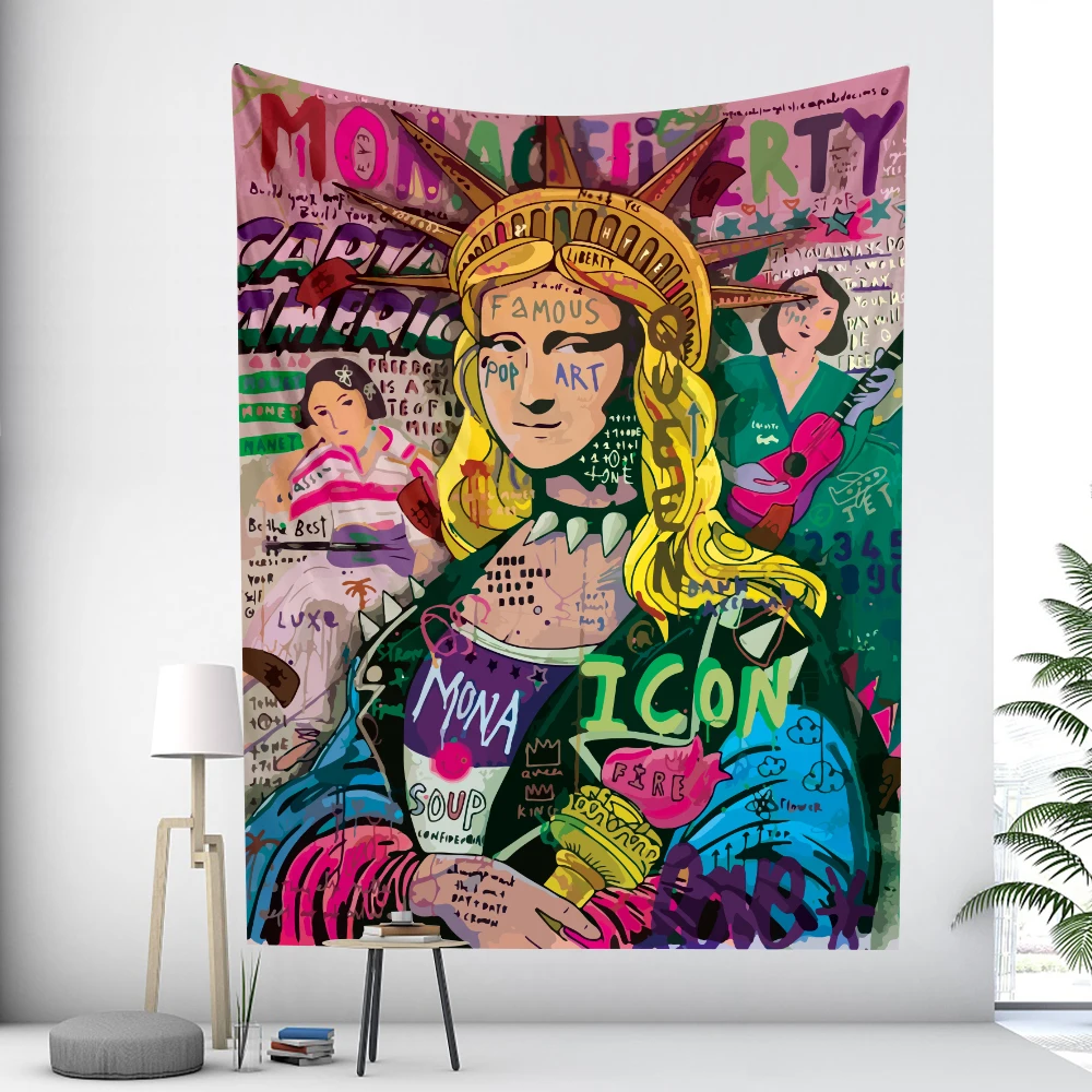 

Гобелен психоделический граффити