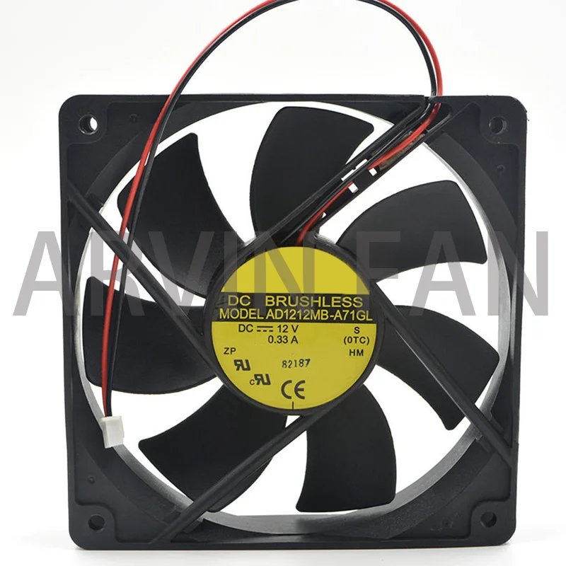 Для ADDA AD1212MB-A71GL 120*120*25 мм 12 см 129 мм 2050 об/мин 80.5CFM шасси беззвучного охлаждающего вентилятора