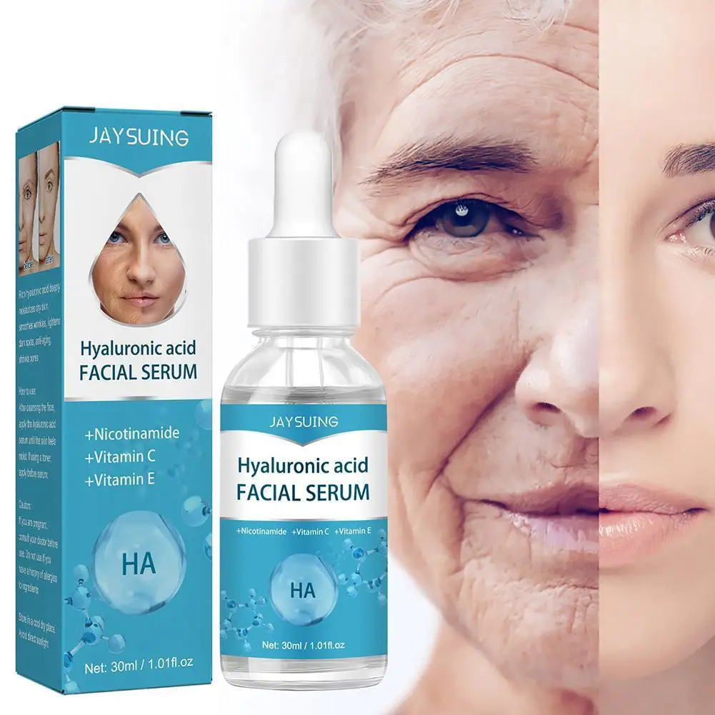 

30 мл Гиалуроновая кислота Сыворотка для лица отбеливающая эссенция восстанавливающая уход за кожей против старения морщин для лица увлажн...