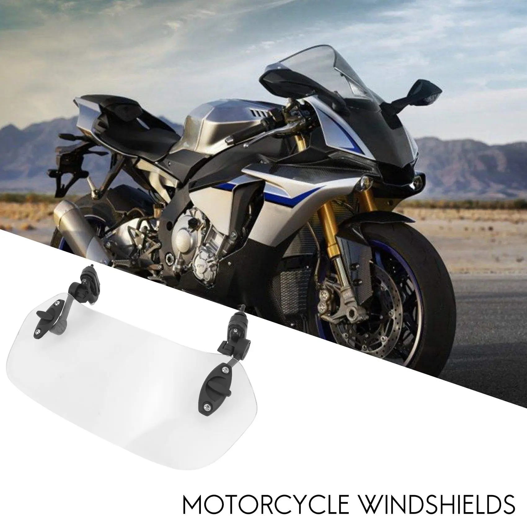 Удлинитель ветрового стекла мотоцикла-Универсальный Регулируемый удлинитель с