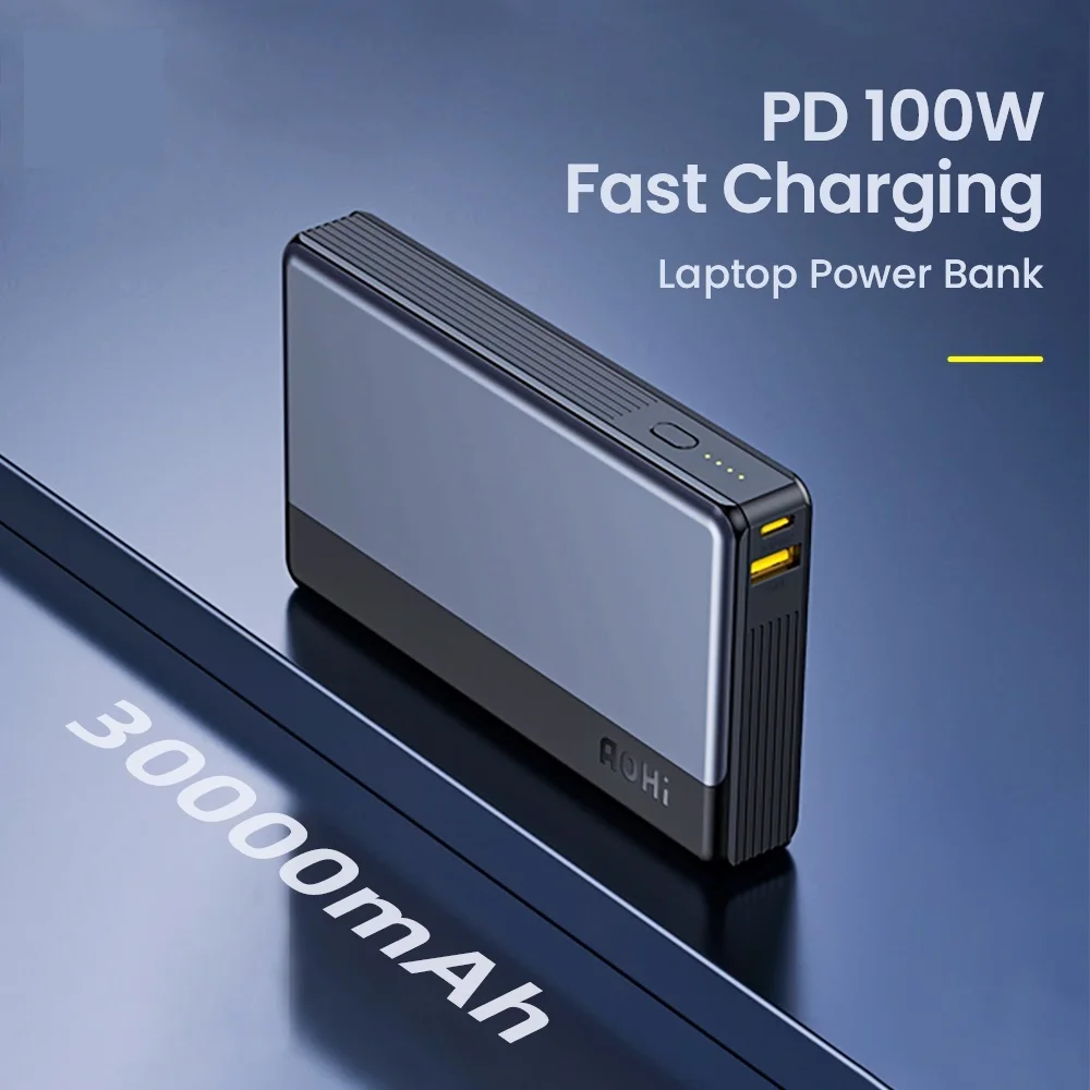 

Новинка внешний аккумулятор PD 100 Вт портативное зарядное устройство 30000 мАч двухстороннее быстрое зарядное устройство Внешний аккумулятор ...