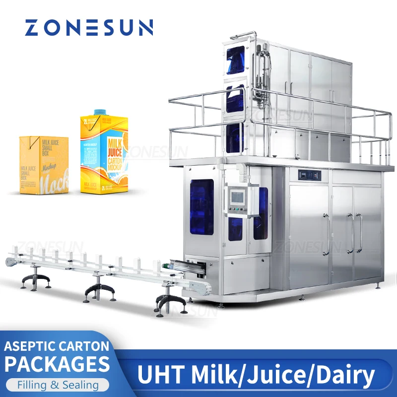 ZONESUN ZS-AUBP заводская цена асептическая упаковочная машина для розлива жидкостей